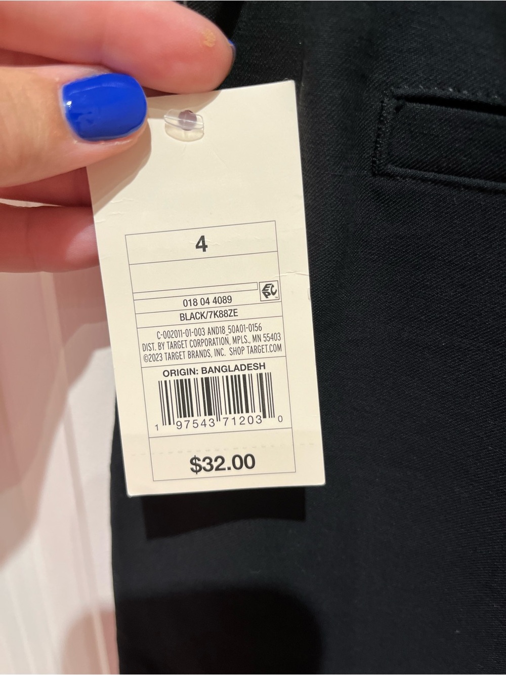 NWT A New Day Black Signature Crepe Essential Trouser Size 4 - Picture 9 of 9